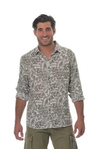 1110 (1039) Floral Khaki