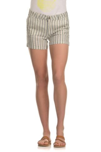 555-420 Woman's shorts Grey Stripe
