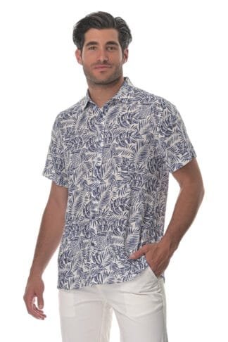 1130 (1058) Floral Blue